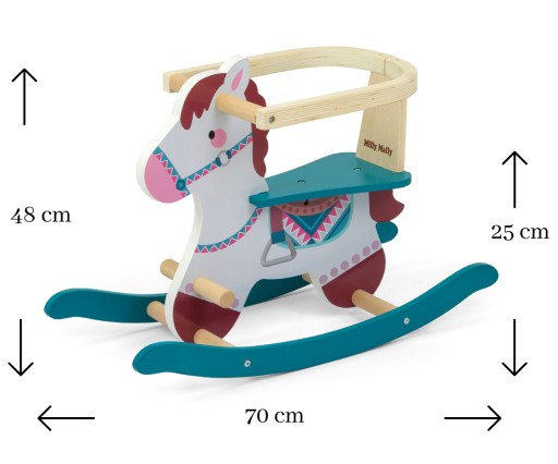 Milly Mally Horse Lucky 12 - Синий/Красный