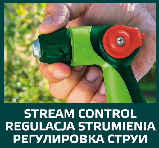 VERTO OGRODOWY ZRASZACZ PISTOLETOWY REGULOWANY PISTOLET DO WĘŻA 15G703
