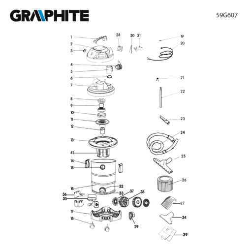 Graphite 59G607 Угол для крепления резервуара Оригинал 59G607-144