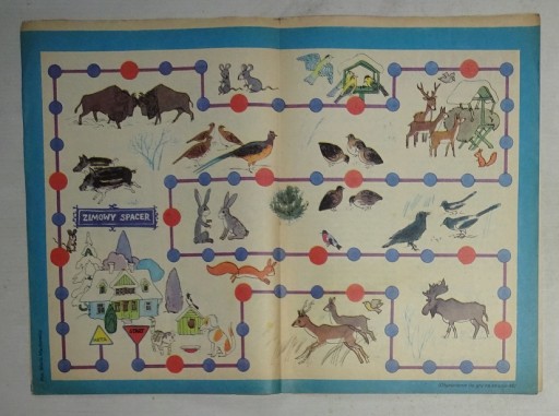 CZASOPISMO ŚWIERSZCZYK NR 3 1978 - GRA PLANSZOWA