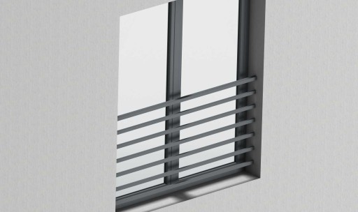 Французская балюстрада, наружная ограда Portfenetr 40x40 мм SB-13/5, 120 см