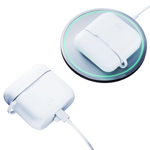 Белый чехол для наушников AirPods 3-го поколения 3mk.