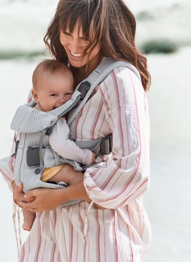 ПЕРЕНОСКА ONE AIR 3D MESH SILVER BABYBJORN