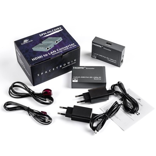 ПЕРЕДАТЧИК Конвертер HDMI в LAN Spacetronik SPH-HLC6IR2