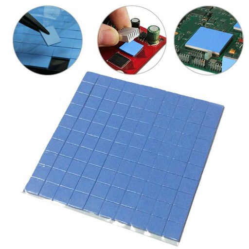 Термопад 100 шт. 10x10x0,5 мм 3WmK Thermopad GPU CPU