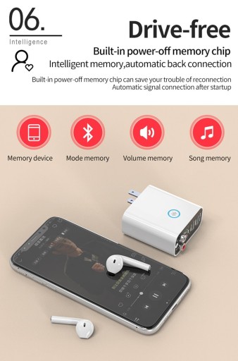 АДАПТЕР VIKEFON BLUETOOTH 5.0 AUX+RCA ПУЛЬТ ДИСТАНЦИОННОГО УПРАВЛЕНИЯ