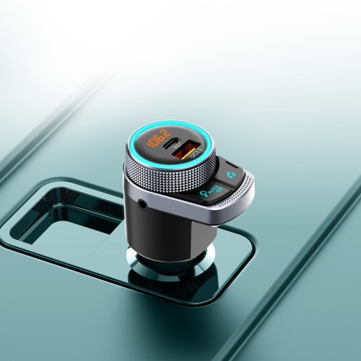 FM-передатчик Feegar Bluetooth QC30 AUX с автопоиском