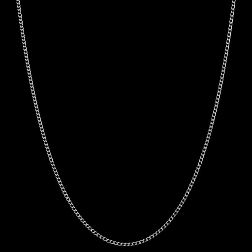Серебряная цельная цепочка Панцерка 60 см пр. 925