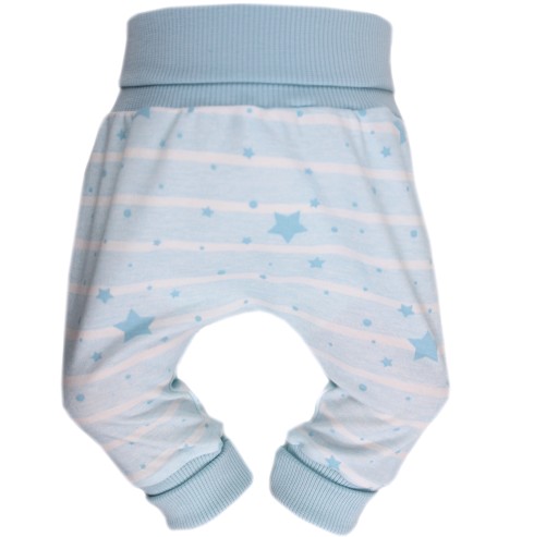 PÓŁŚPIOCHY BEZ STÓP SPODNIE BAGGY 62 BLUE STARS /94/