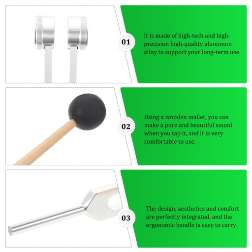 Sound Healing Fork Tune Energy Дерево Алюминий
