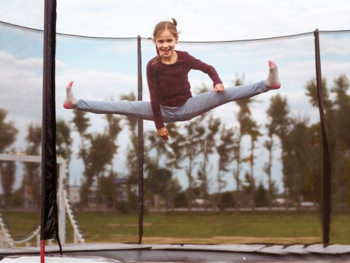 bezpieczna TRAMPOLINA z siatką 16FT 487cm ATESTY