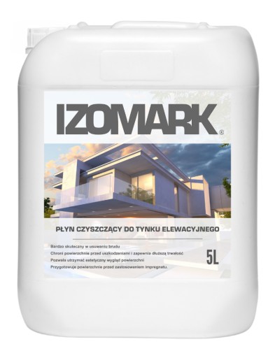 IZOMARK МОЮЩАЯ ЖИДКОСТЬ ДЛЯ ФАСАДНОЙ ШТУКАТУРКИ 5Л
