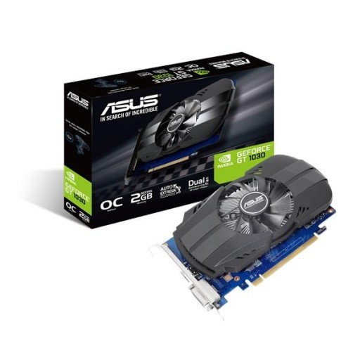 Карта Asus Phoenix GT1030 2 ГБ GDDR5 64 бит DVI+HDMI PCIe3.0 VGA