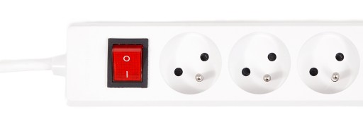 Przedłużacz listwowy listwa 3m 3x Gniazdo + 2x USB Biały