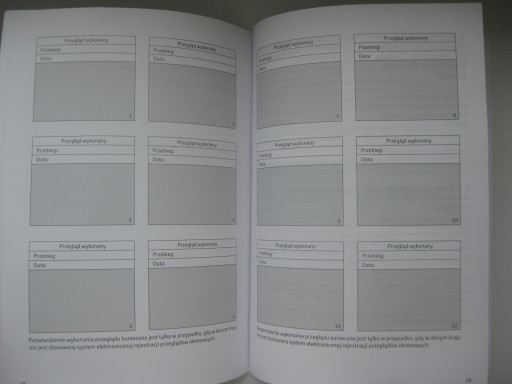 СЕРВИСНАЯ КНИГА TOYOTA ПОЛЬША - ГАРАНТИЯ