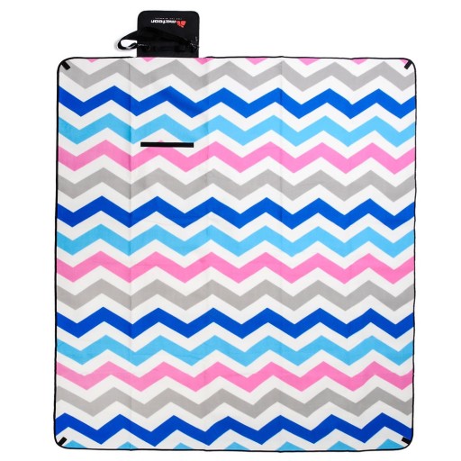 ОДЕЯЛО ДЛЯ ПИКНИКА METEOR BEACH 180x200 ALU зигзаги