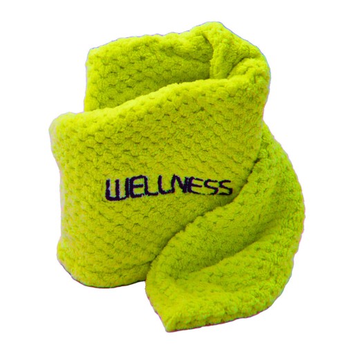 ZIELONY MIĘKKI TURBAN DO WŁOSÓW ZIELONY BARDZO CHŁONNY