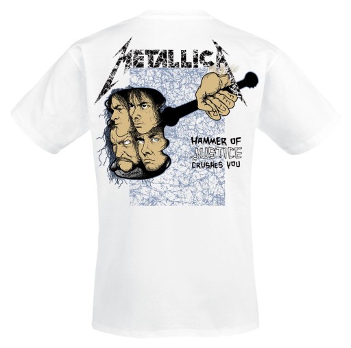 Metallica ...And Justice for All Официальная оригинальная рубашка Thrash Metal SizeXL