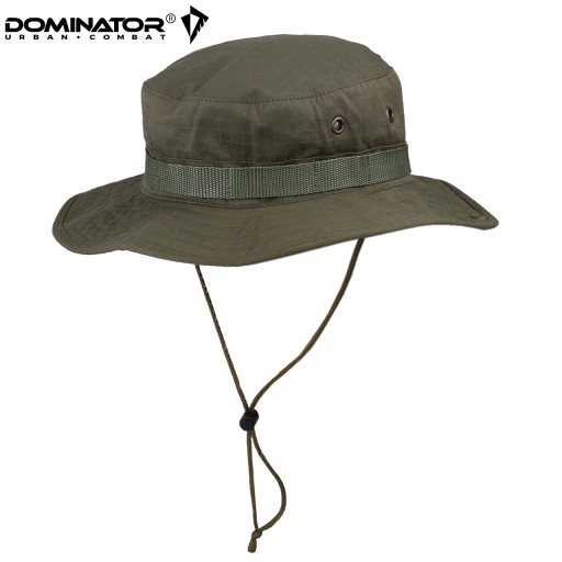 Польская кепка в стиле милитари DOMINATOR BOONIE Хлопок Rip-Stop Оливково-Зеленый
