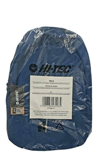 PLECAK HI-TEC HILO 24L szkolny miejski niebieski E
