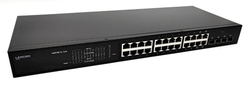 Свитч Lancom GS-1224, 24x1GbeE 4SFP 24x1GB