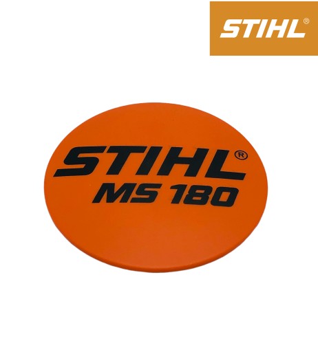 TABLICZKA Z TYPEM URZĄDZENIA STIHL MS180 ORYGINAŁ