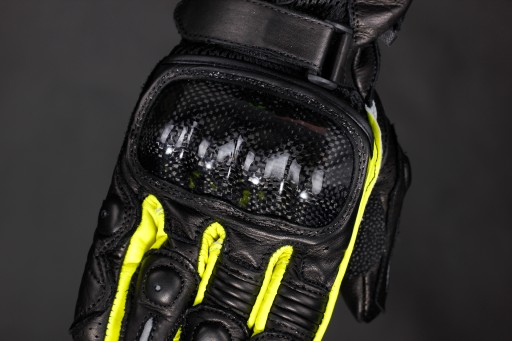 МОТОЦИКЛСКИЕ КОЖАНЫЕ ПЕРЧАТКИ HUSAR PRO SX fluo