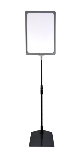 Stojak reklamowy teleskopowy 60cm z ramką A4 CS