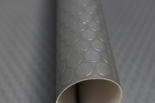SZARA WYKŁADZINA SAMOCHODOWA PCV 200cm LINOLEUM 2m NA FILCU