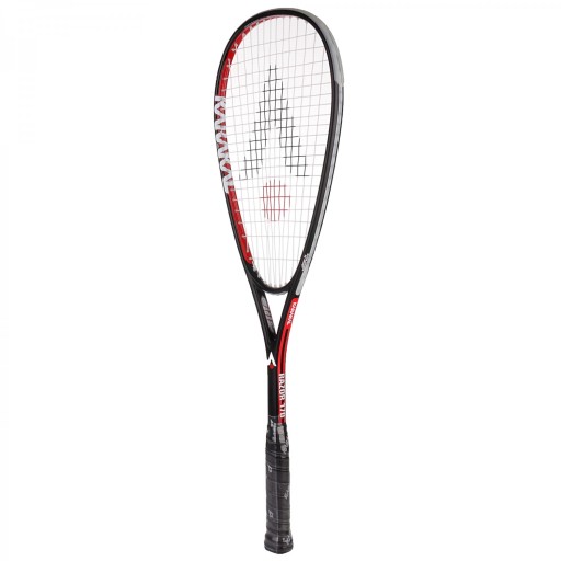 Ракетка для сквоша KARAKAL Razor 170 Чёрная/Красная (170г)