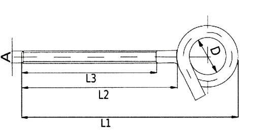 САДОВЫЕ КАЧЕЛИ КРЮЧОК КАЧЕЛИ-ГАМАКИ M10x210