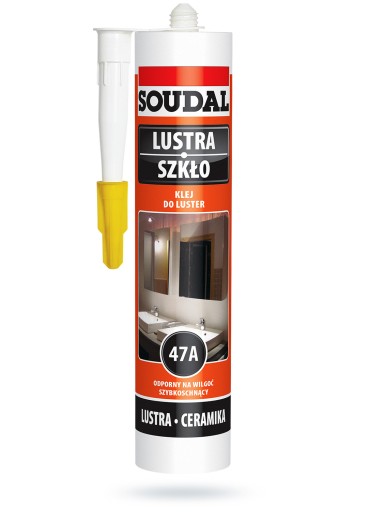Клей монтажный для стекол и зеркал 47А 280мл SOUDAL