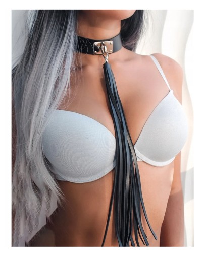 CHOKER ogonek SMYCZ BDSM obroża