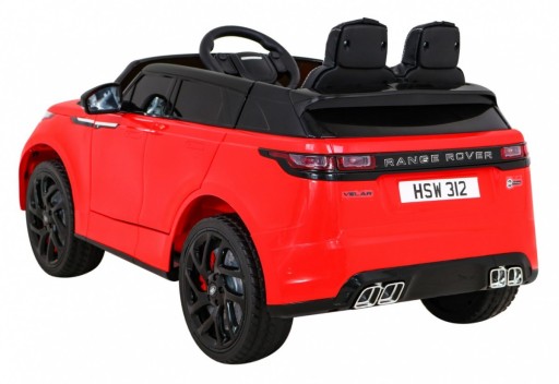 Range Rover Velar Red на аккумуляторе + Пульт дистанционного управления + Выход в открытый космос + Бесплатный запуск + MP3