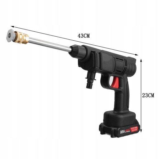 MYJKA CIŚNIENIOWA AKUMULATOROWA ZESTAW 1500W +2AKU