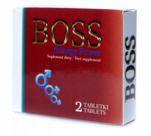 ТАБЛЕТКИ BOSS ENERGY POTENCY ДЛЯ СИЛЬНОЙ ЭРЕКЦИИ