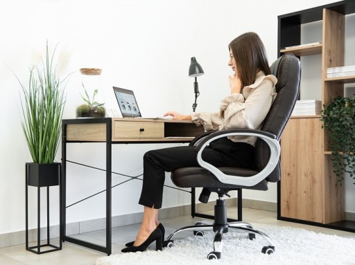 Вращающееся офисное кресло TILT Artnico Iris Office Chair, темно-коричневый