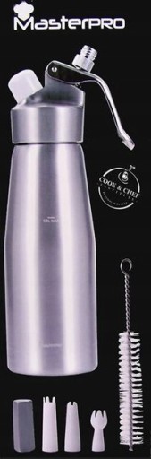 SYFON DO BITEJ ŚMIETANY MASTERPRO 500ml ESPUMA