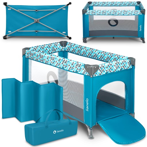 Дорожная кроватка LIONELO STEFI PLAYBACK 125x65 см СКЛАДНАЯ СУМКА ДЛЯ МАТРАСА