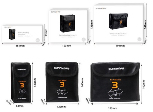 LiPo SAFE BAG Противоразрывная сумка DJI MAVIC 3 M3-DC104-1