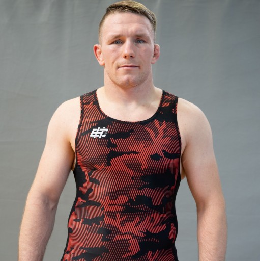 Мужской борцовский костюм, купальник HAVOC RED 2XL