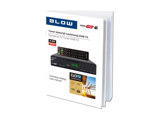 DVB-T DVB-T2 HDMI H.265 ТВ-декодер-тюнер