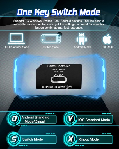 PAD DO NINTENDO SWITCH / Lite / OLED / PC / iOS / Android programowalny