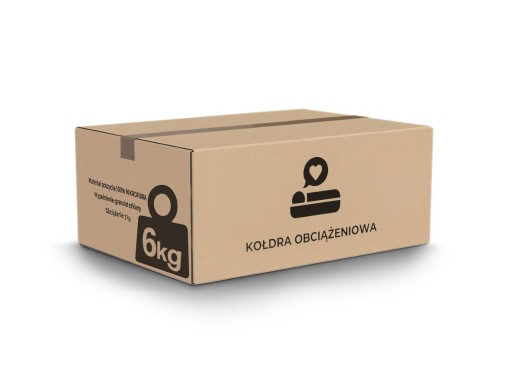 Kołdra OBCIĄŻENIOWA 150x200 dla dzieci dorosłych dziecka 6kg SENSORYCZNA