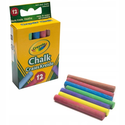 НАБОР НЕОНОВЫХ МЕЛОВ Цвета БЕЗПЫЛЫЕ МЕЛКИ Crayola ДЛЯ ДЕТЕЙ