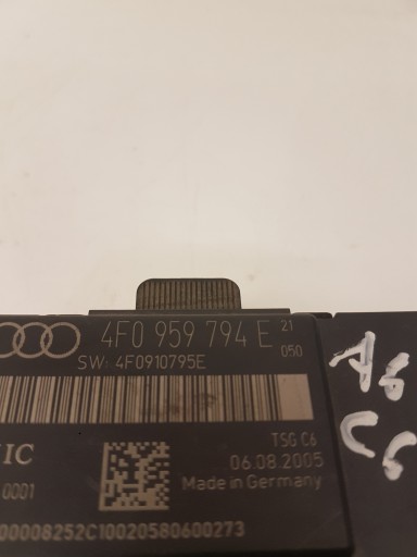 МОДУЛЬ ЗАДНЕЙ ПРАВОЙ ДВЕРИ AUDI A6 C6 4F0959794E