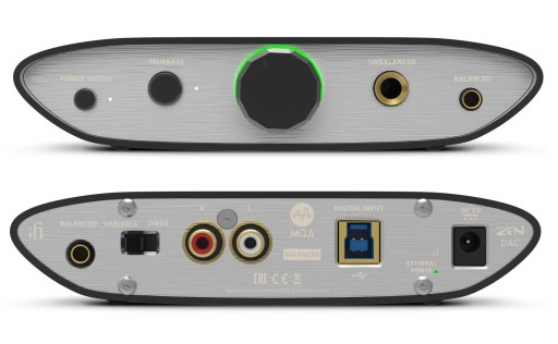 iFi Audio ZEN DAC V2 CLUTTER УСИЛИТЕЛЬ ДЛЯ НАУШНИКОВ И 32-битный ЦАП MQA Hi-Res