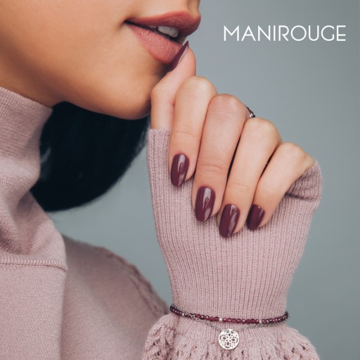 ГЕЛЬ-ЛАК MANIROUGE UV/LED ГИБРИДНЫЙ 6 МЛ КРАСНЫЙ 9