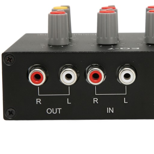 7-PASMOWY KOREKTOR DŹWIĘKU EQ RCA 12dB DC5V-12V