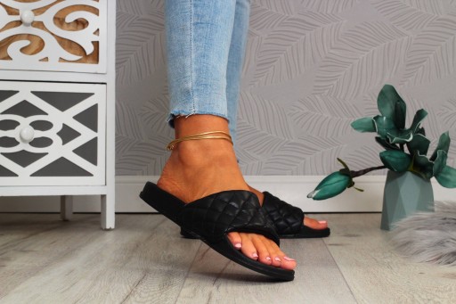 KLAPKI DAMSKIE BUTY CASUAL NA CO DZIEŃ PIKOWANE